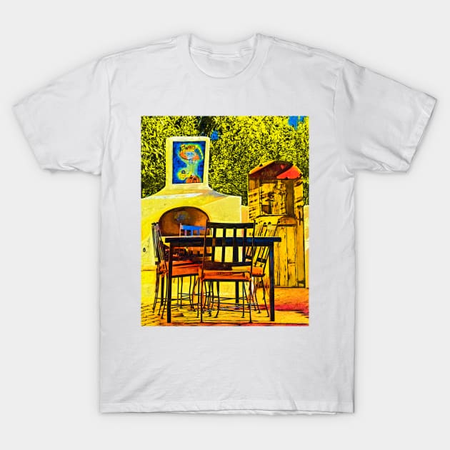 Patio Dining T-Shirt by KirtTisdale